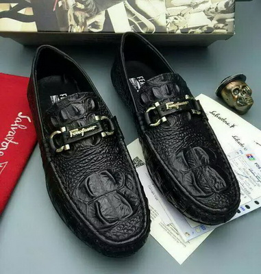 Salvatore Ferragamo Business Casual Men Shoes--099